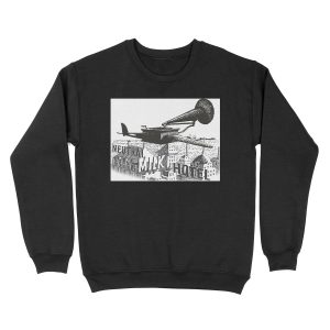 in the aeroplane over the sea Unisex Crewneck Sweatshirt