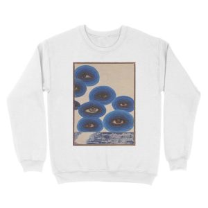Alternative view of indie eye vintage panting design Unisex Crewneck Sweatshirt