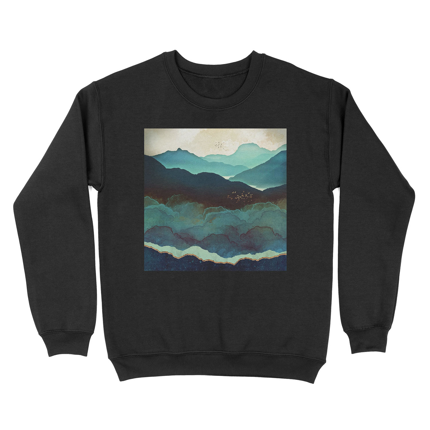 Indigo Mountains Unisex Crewneck Sweatshirt