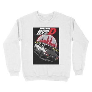 Alternative view of Initial D Unisex Crewneck Sweatshirt