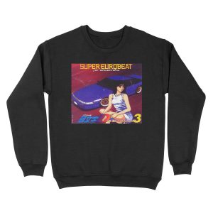 Initial D Mako Super Eurobeat Anime Unisex Crewneck Sweatshirt