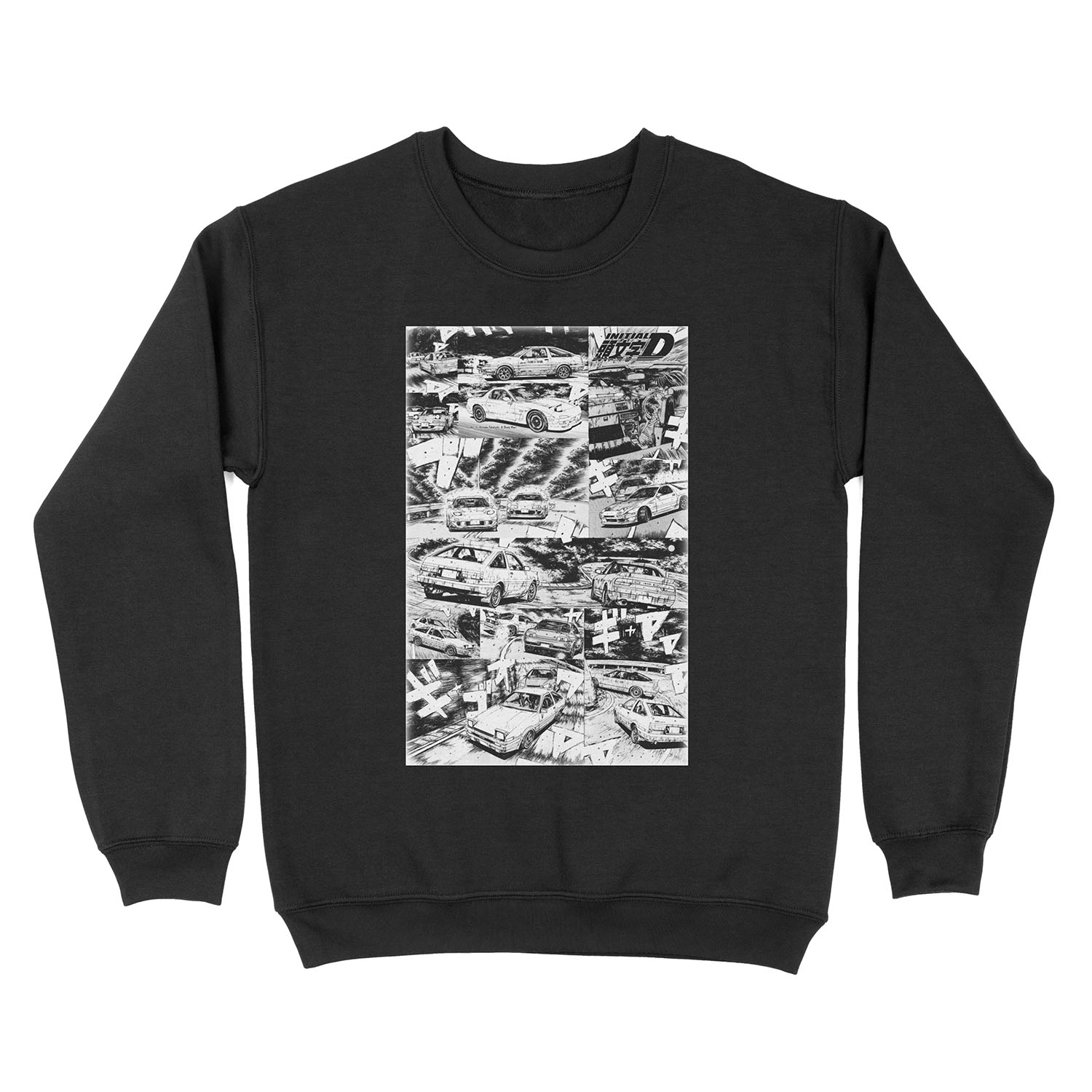 Initial D Manga Unisex Crewneck Sweatshirt