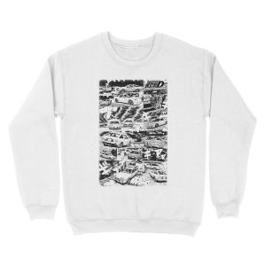 Alternative view of Initial D Manga Unisex Crewneck Sweatshirt