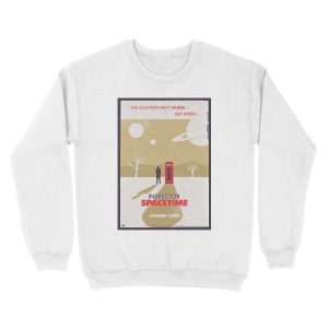Alternative view of Inspector Spacetime Unisex Crewneck Sweatshirt