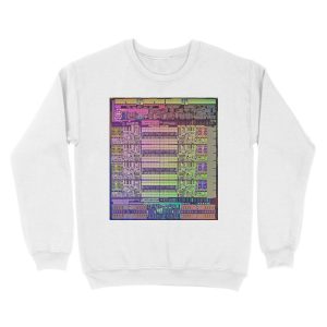 Alternative view of Intel Core i7-5960X Unisex Crewneck Sweatshirt