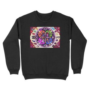 Interconnected Unisex Crewneck Sweatshirt