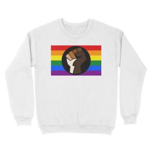 Alternative view of Intersectional Pride Flag Unisex Crewneck Sweatshirt