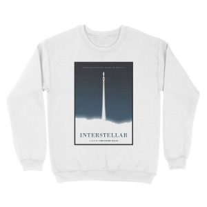 Alternative view of Interstellar film poster Unisex Crewneck Sweatshirt