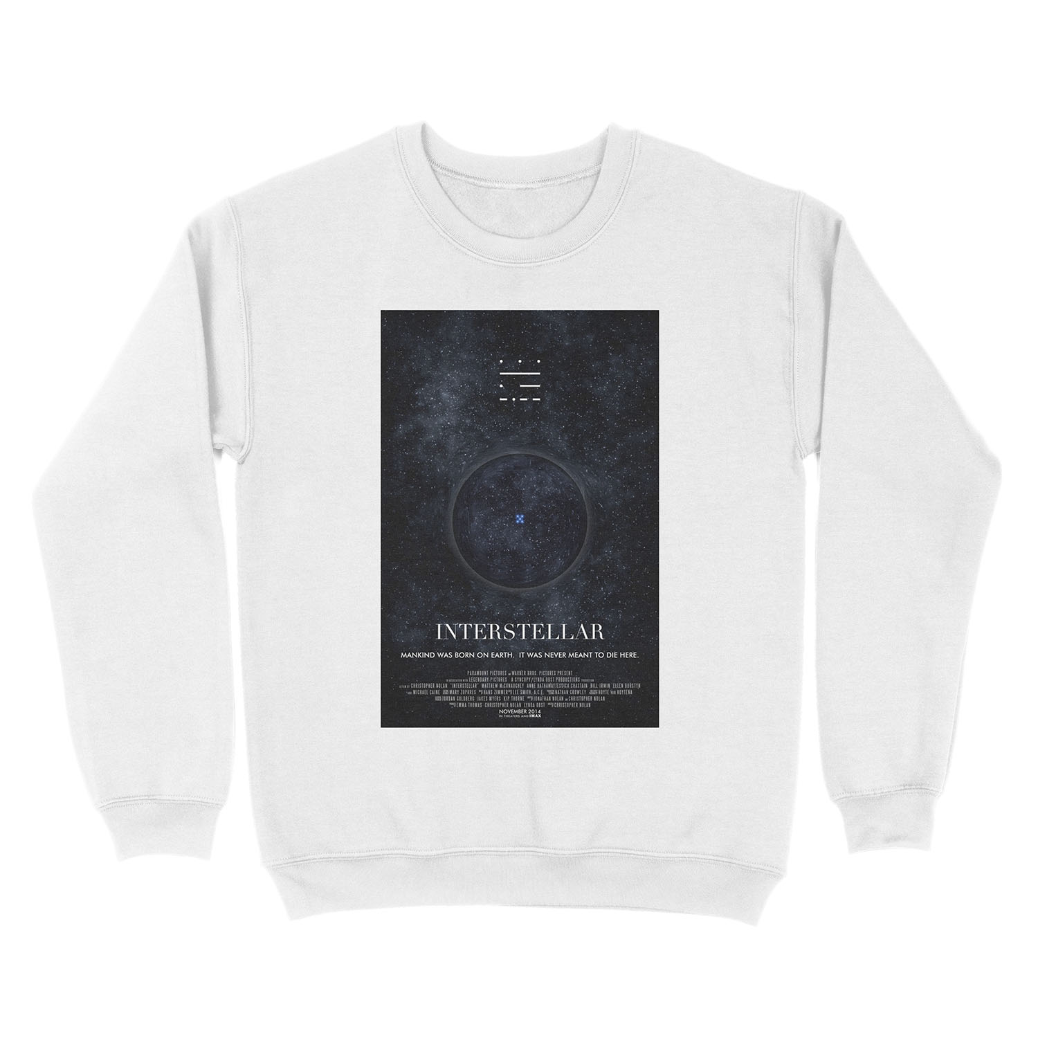 Interstellar - Wormhole Unisex Crewneck Sweatshirt - Image 2