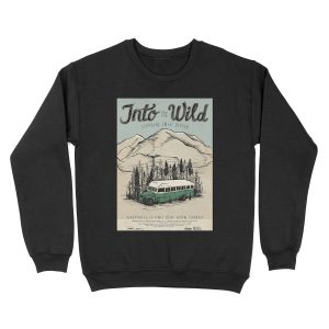 Into The Wild Illustrated Film Unisex Crewneck Sweatshirt