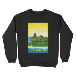 Isla Nublar - Retro Jurassic Park Travel Unisex Crewneck Sweatshirt