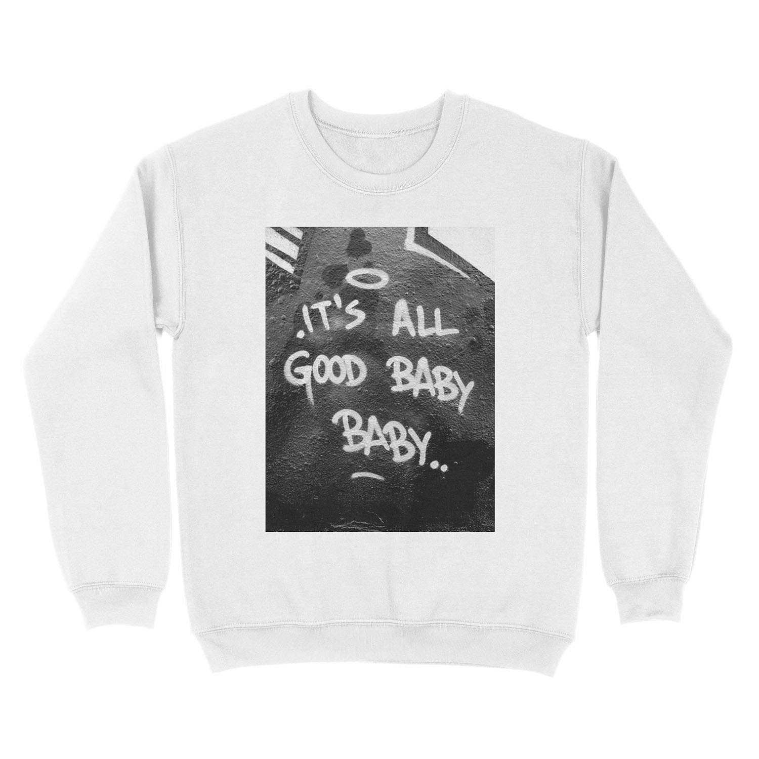 Its All Good Baby Baby Unisex Crewneck Sweatshirt - Image 2