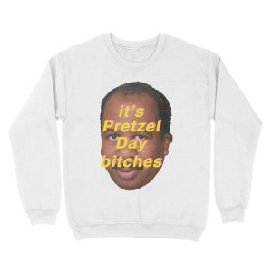 Alternative view of Its pretzel day Unisex Crewneck Sweatshirt
