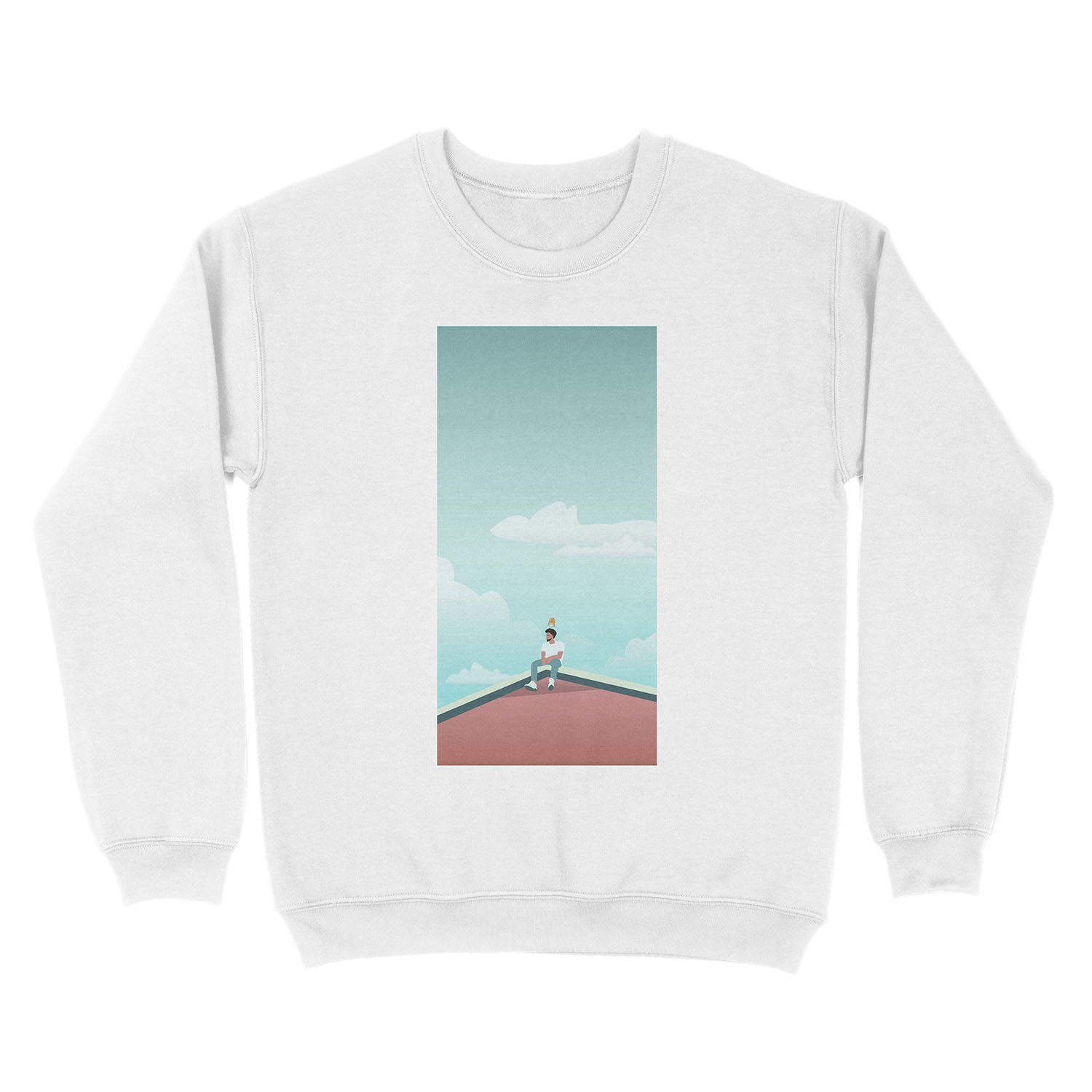 J. Cole - 2014 Forest Hills Drive x Born Sinner Unisex Crewneck Sweatshirt - Image 2