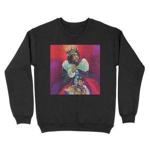 J Cole KOD album cover Unisex Crewneck Sweatshirt