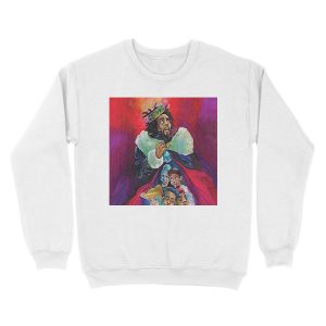 Alternative view of J Cole KOD album cover Unisex Crewneck Sweatshirt