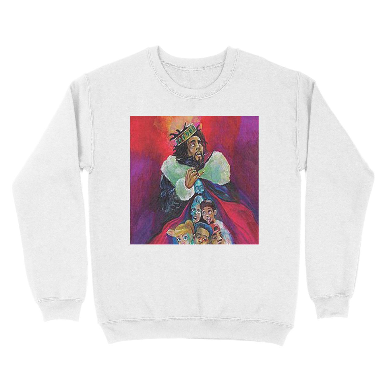 J Cole KOD album cover Unisex Crewneck Sweatshirt - Image 2