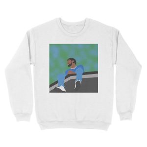 Alternative view of J. Cole Minimalist Album Cover Unisex Crewneck Sweatshirt