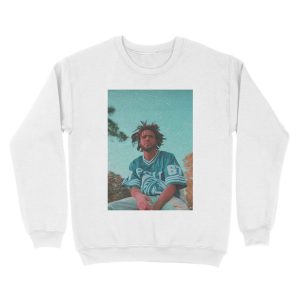 Alternative view of J. Cole (No Border/No Writing) Unisex Crewneck Sweatshirt