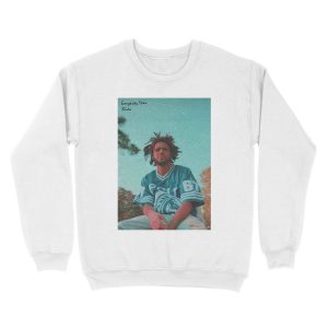 Alternative view of J. Cole (Writing/No Border) Unisex Crewneck Sweatshirt