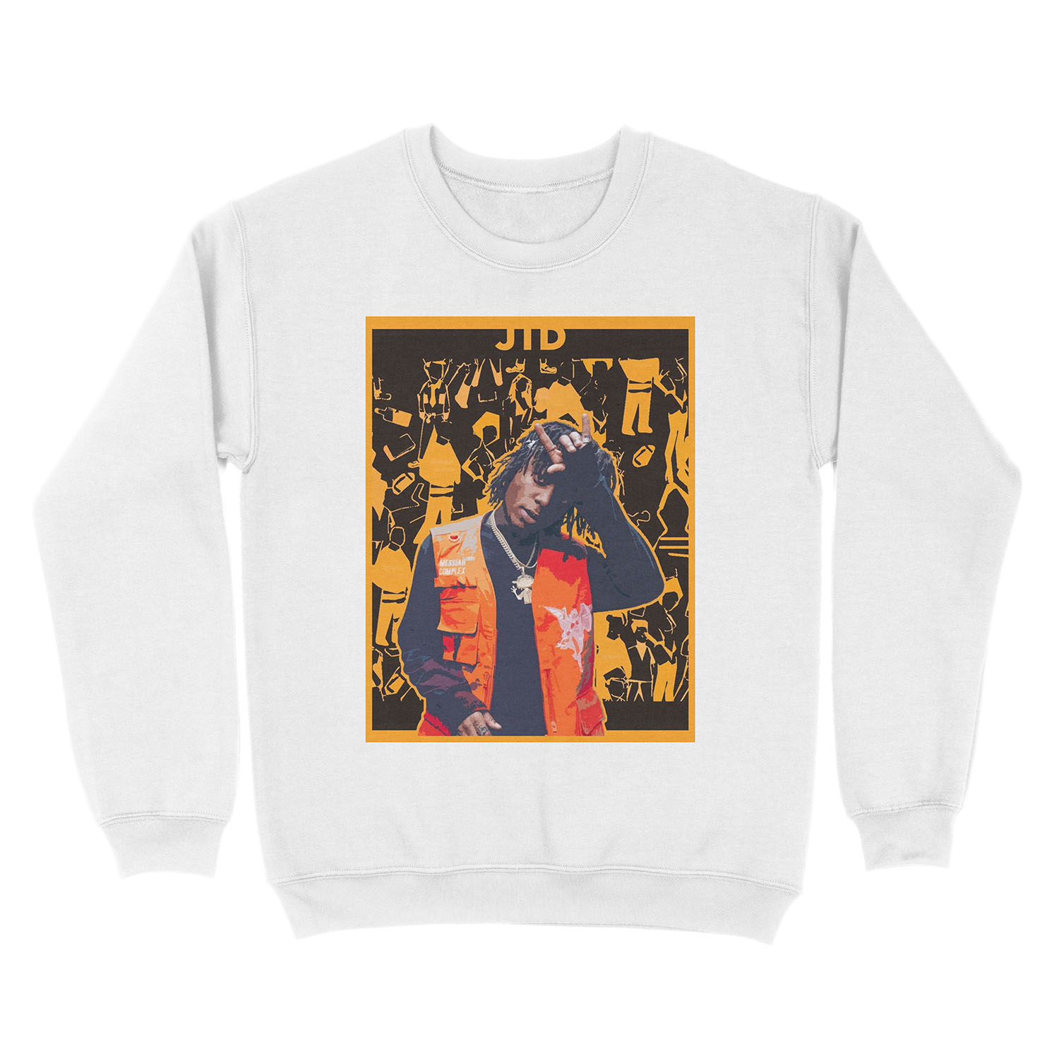 J I D's The Never Story Unisex Crewneck Sweatshirt - Image 2