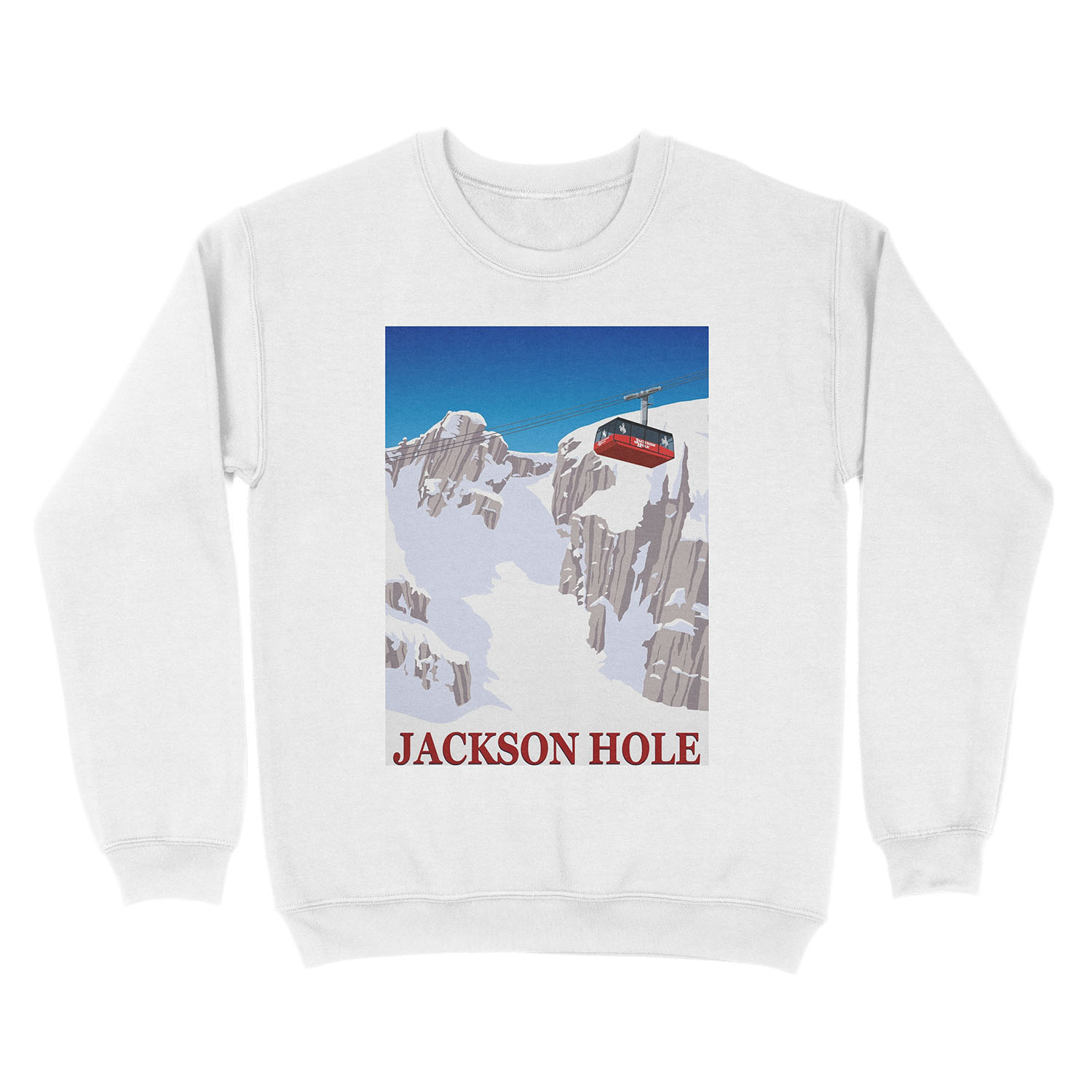 Jackson Hole Unisex Crewneck Sweatshirt - Image 2