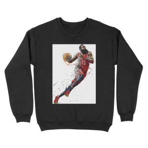james harden rocket Unisex Crewneck Sweatshirt