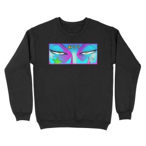 Japanese Anime Mask | Oh lala ヒソカ゠モロウ | Available in Mask Unisex Crewneck Sweatshirt