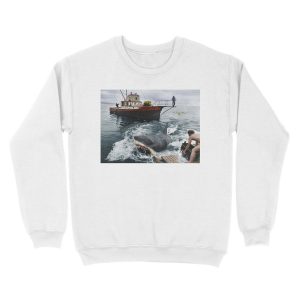 Alternative view of Jaws Photography Unisex Crewneck Sweatshirt