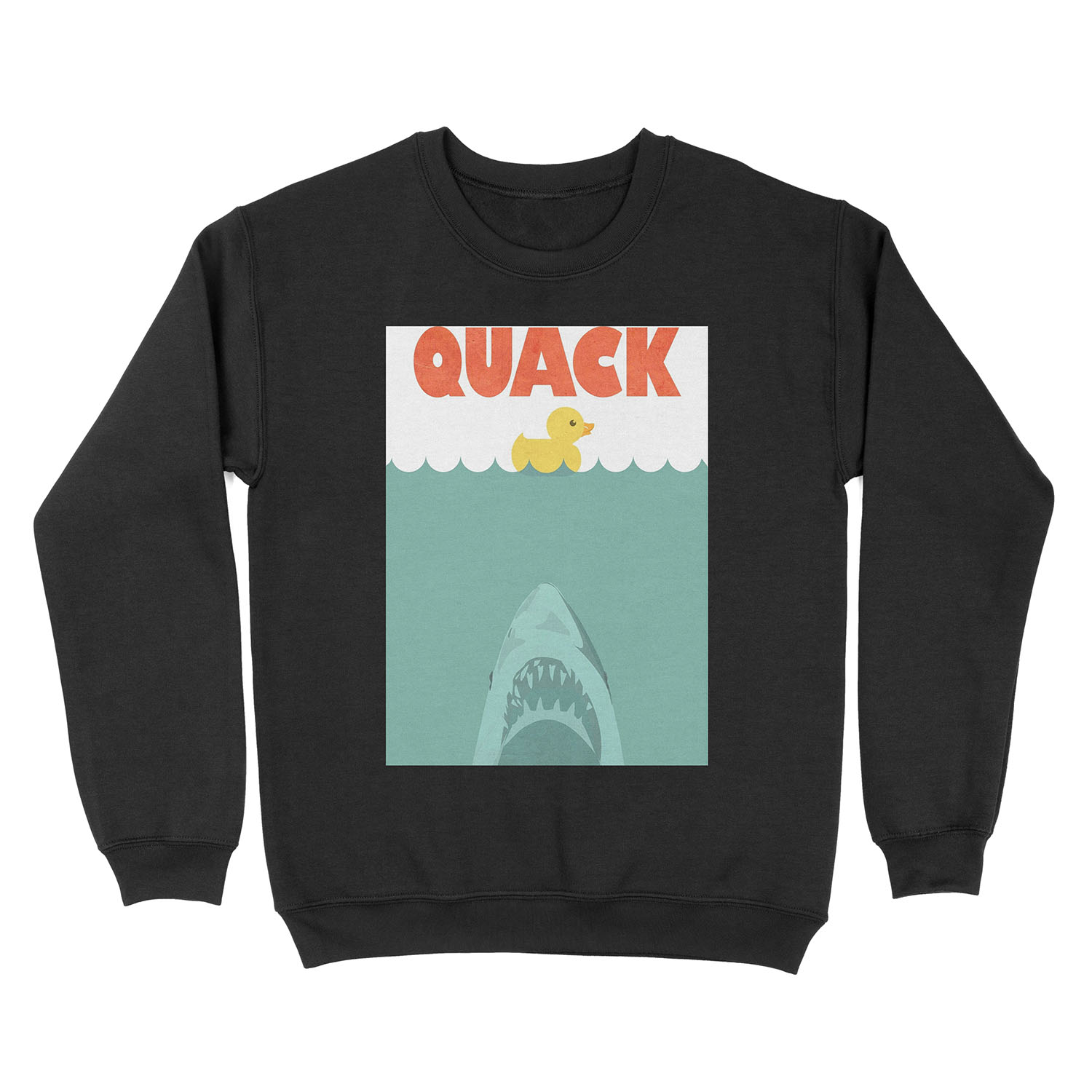 Jaws Rubber Duck 'Quack' Unisex Crewneck Sweatshirt