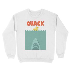 Alternative view of Jaws Rubber Duck 'Quack' Unisex Crewneck Sweatshirt