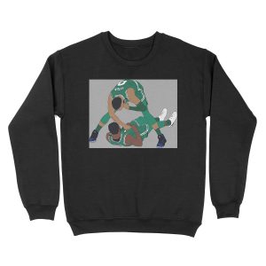 Jaylen Brown And Jayson Tatum Celebration Unisex Crewneck Sweatshirt