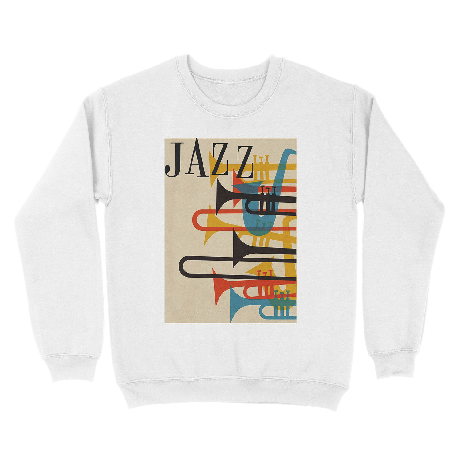 jazz Unisex Crewneck Sweatshirt - Image 2