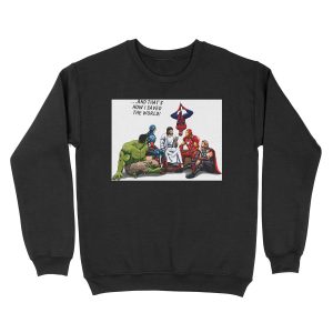 Jesus and His Heroes Friends Unisex Crewneck Sweatshirt
