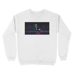Alternative view of Jill Stingray VA-11 HALL-A Glitch City Unisex Crewneck Sweatshirt