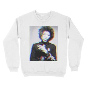 Alternative view of Jimmy smoking Unisex Crewneck Sweatshirt