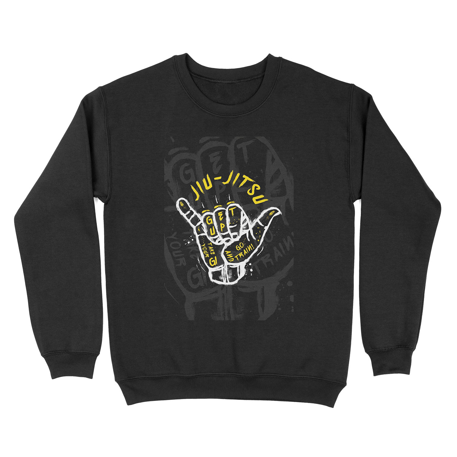 Jiu-jitsu. Go train! 2 Unisex Crewneck Sweatshirt