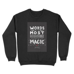 JK Rowling Magic Quote Unisex Crewneck Sweatshirt