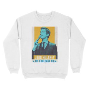 Alternative view of John Mulaney The Comeback Kid Unisex Crewneck Sweatshirt