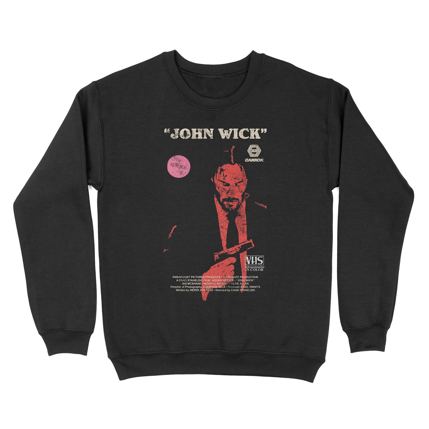 John Wick VHS Unisex Crewneck Sweatshirt
