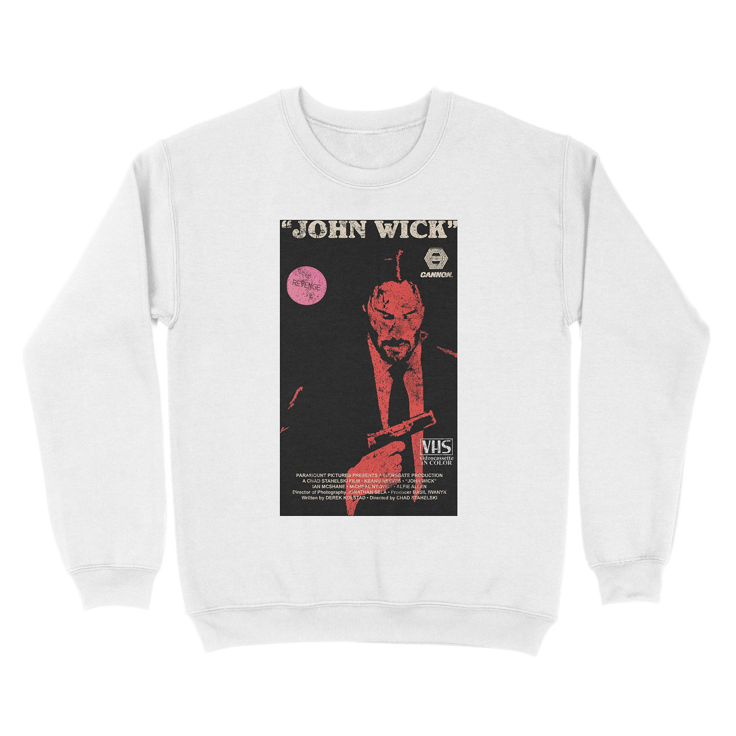 John Wick VHS Unisex Crewneck Sweatshirt - Image 2