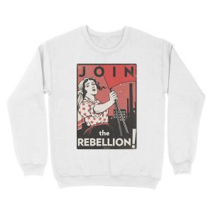 Alternative view of Join the Rebellion! (Vector Recreation) Unisex Crewneck Sweatshirt