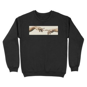 Joint pass - The Creation of Adam Unisex Crewneck Sweatshirt