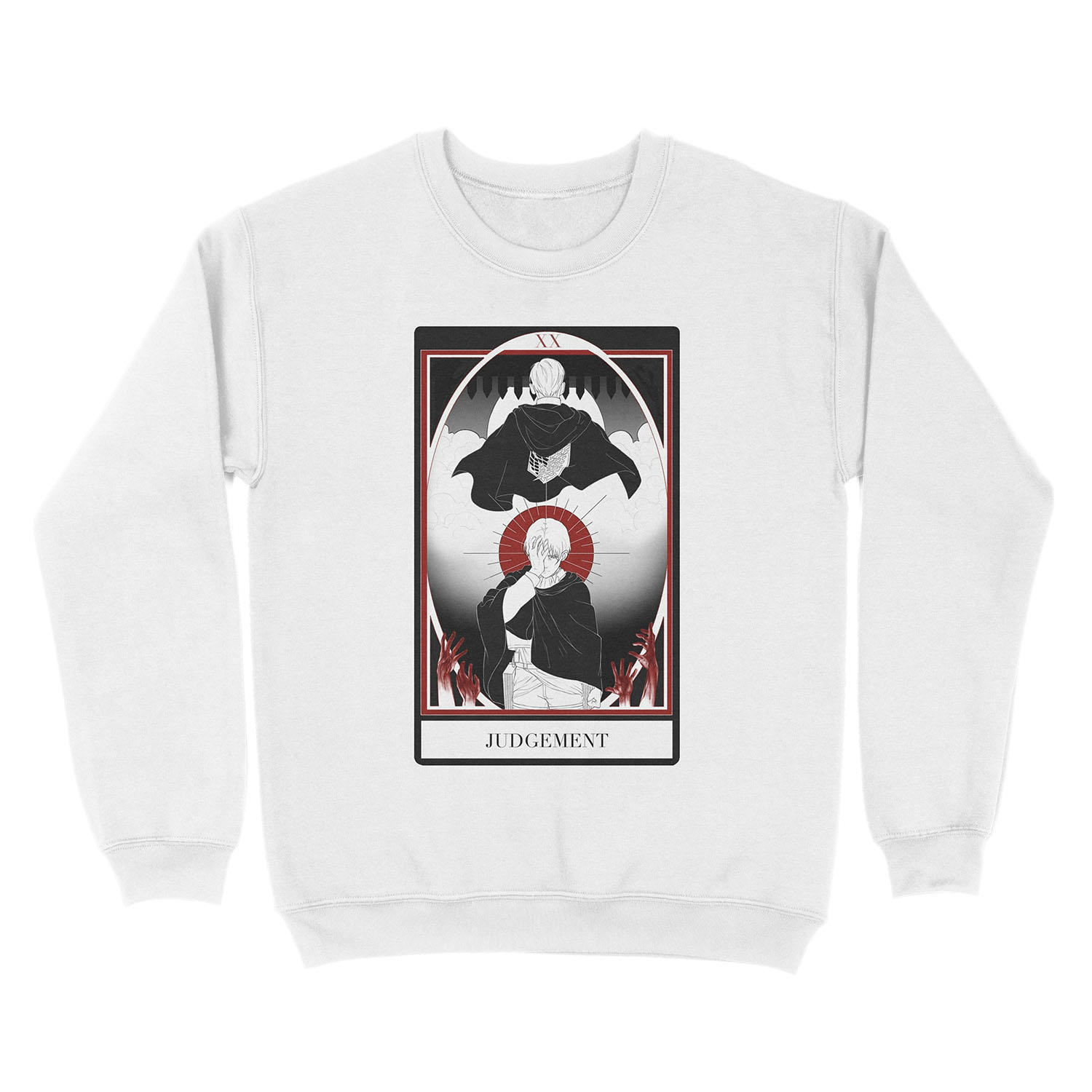 Judgement - Levi Ackerman (Black) Unisex Crewneck Sweatshirt - Image 2