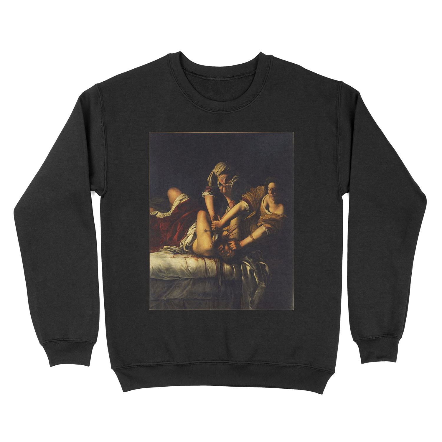 Judith Slaying Holofernes by Artemisia Gentileschi Unisex Crewneck Sweatshirt