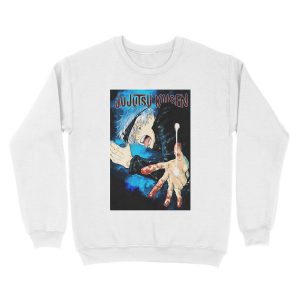 Alternative view of Jujutsu Kaisen Cover - Gojo Satoru Unisex Crewneck Sweatshirt