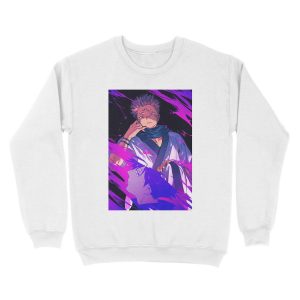 Alternative view of Jujutsu Kaisen Sukuna Unisex Crewneck Sweatshirt