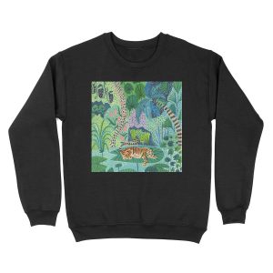 Jungle Tiger Unisex Crewneck Sweatshirt