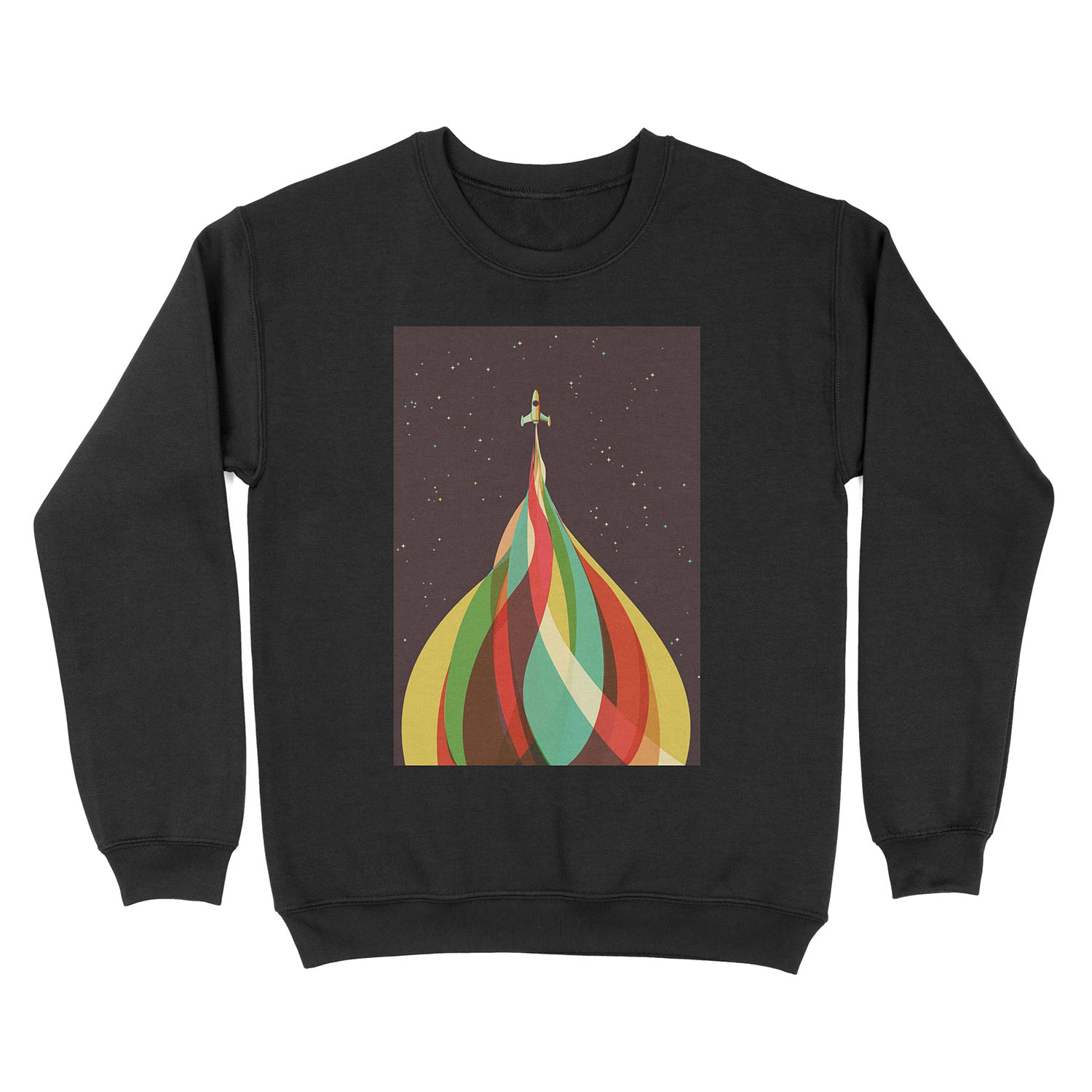 Kaleidoscope to the Stars Unisex Crewneck Sweatshirt
