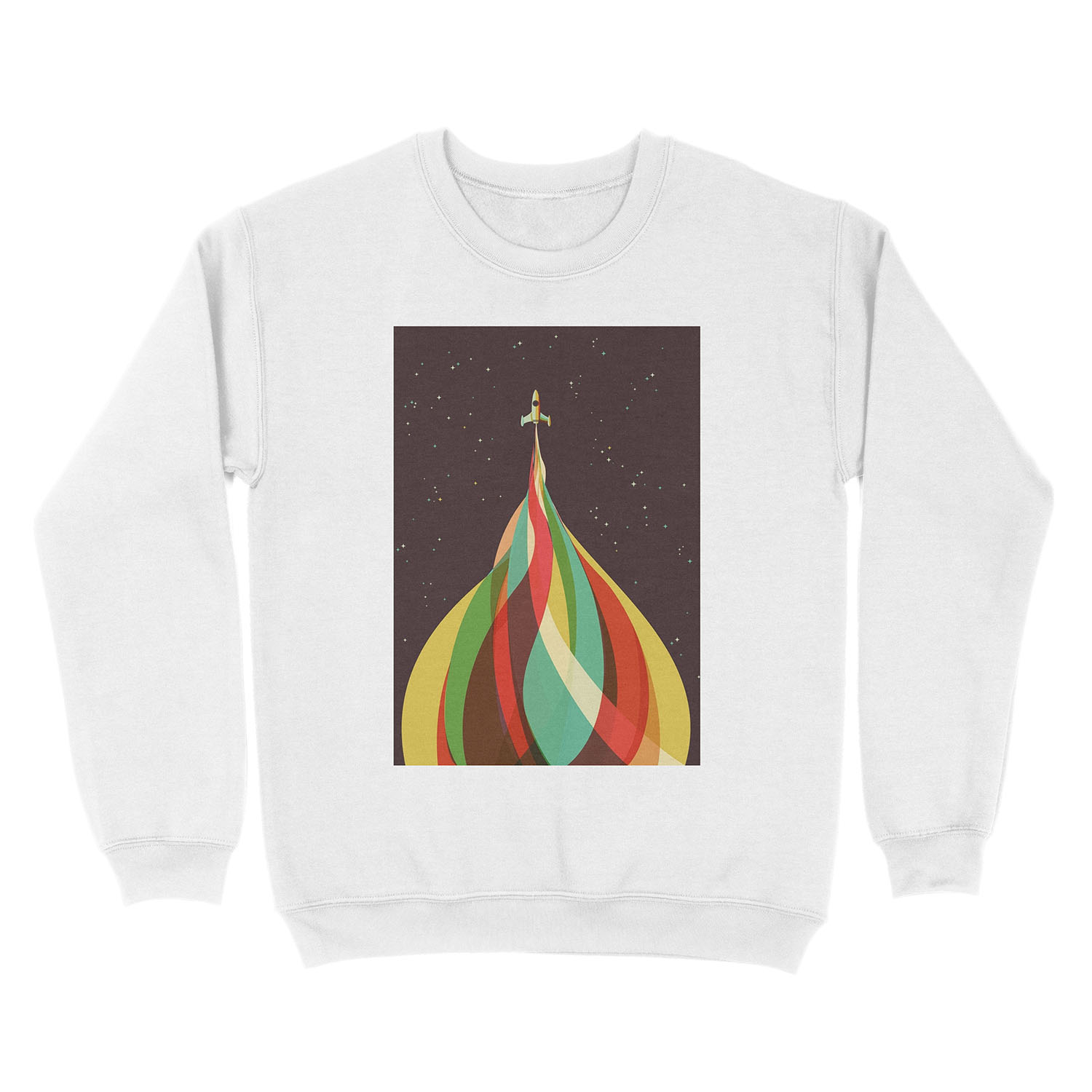 Kaleidoscope to the Stars Unisex Crewneck Sweatshirt - Image 2